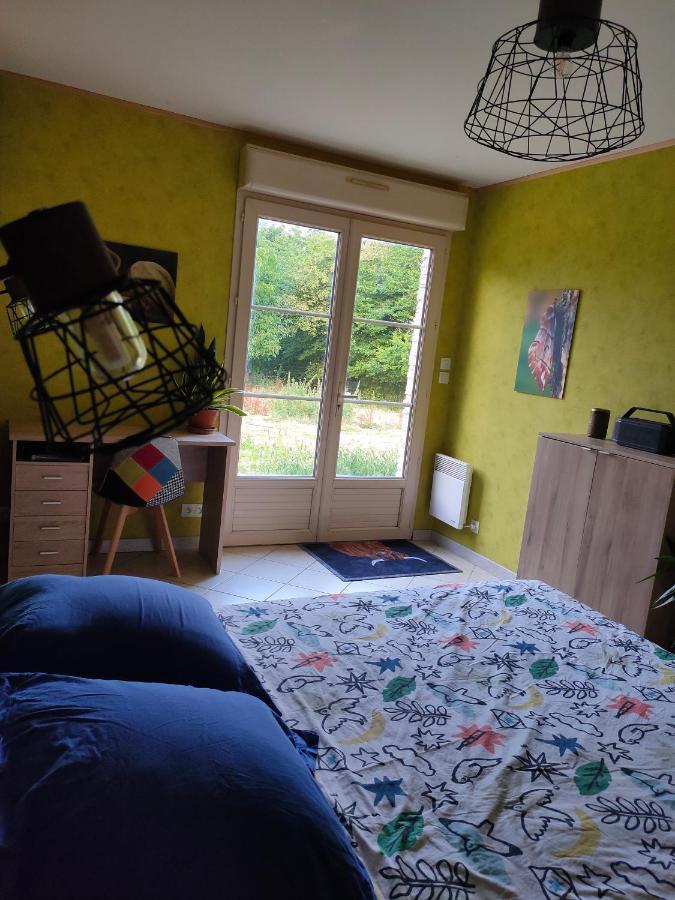 Chambre Avec Sdb Privative En Pleine Campagne Baillou Kültér fotó