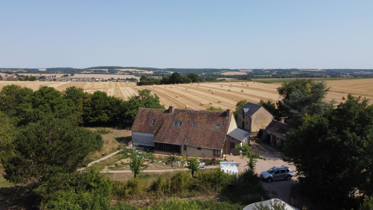 Chambre Avec Sdb Privative En Pleine Campagne Baillou Kültér fotó