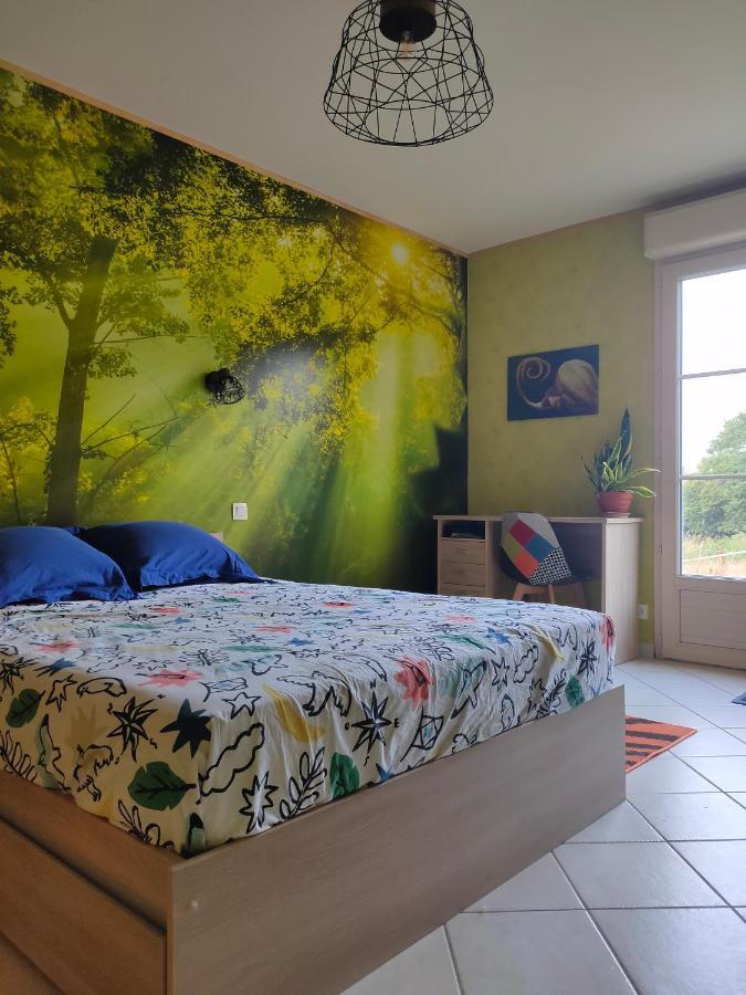 Chambre Avec Sdb Privative En Pleine Campagne Baillou Kültér fotó